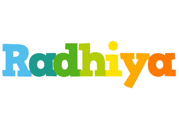 Radhiya rainbows logo