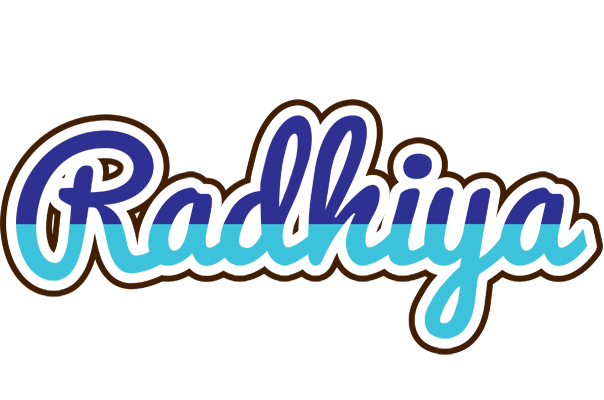 Radhiya raining logo