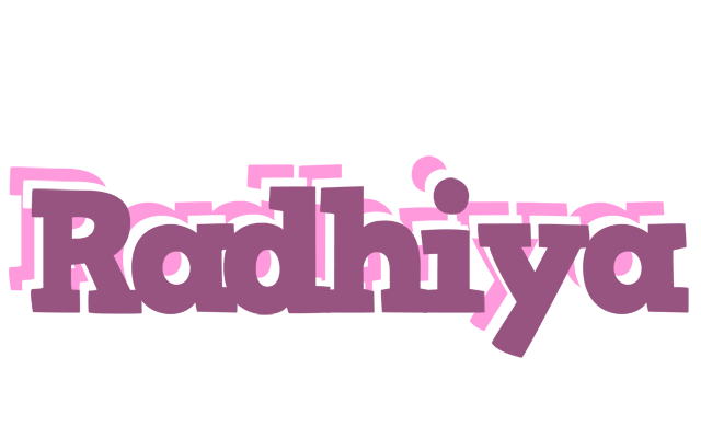 Radhiya relaxing logo