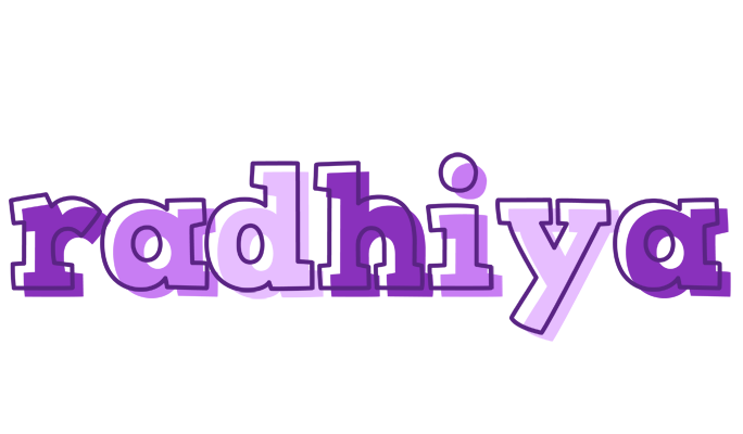Radhiya sensual logo
