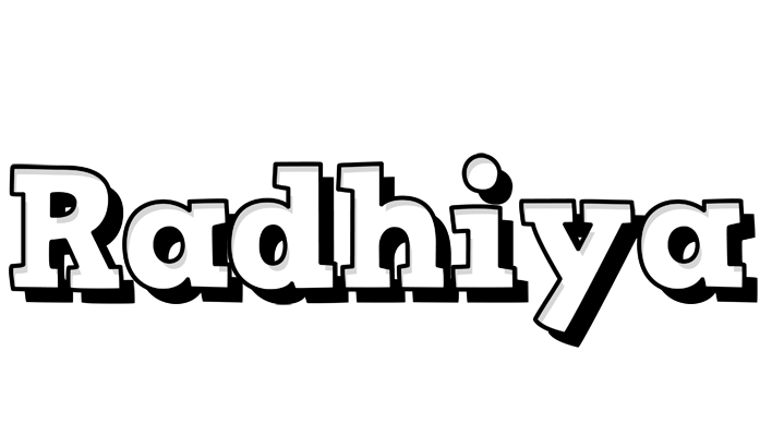 Radhiya snowing logo