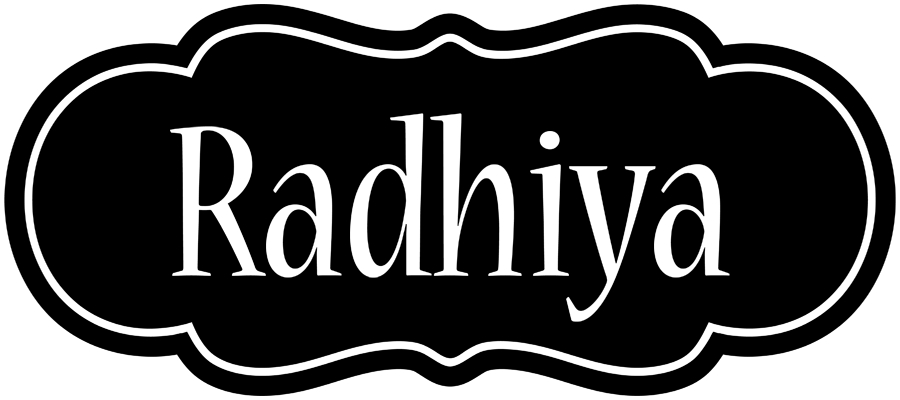 Radhiya welcome logo