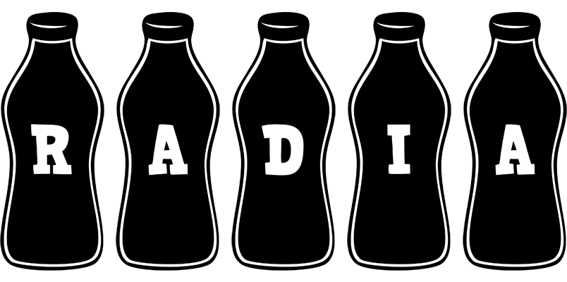 Radia bottle logo