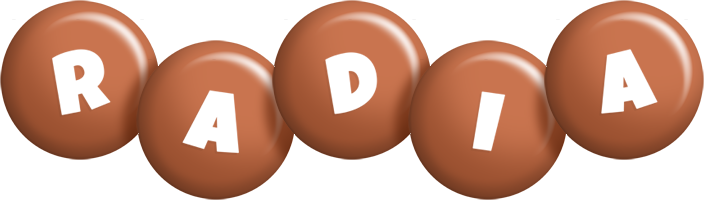 Radia candy-brown logo