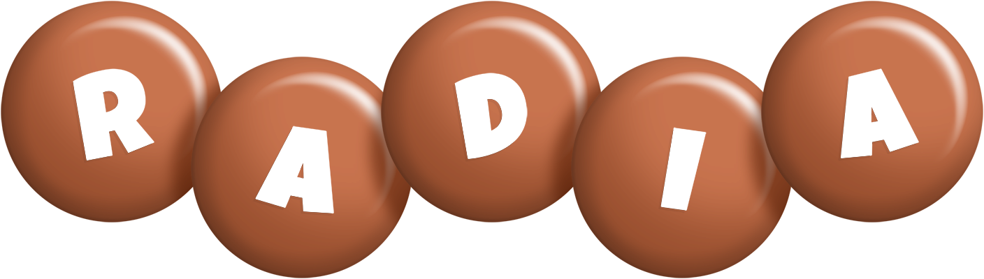 Radia candy-brown logo