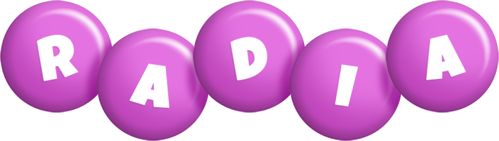 Radia candy-purple logo