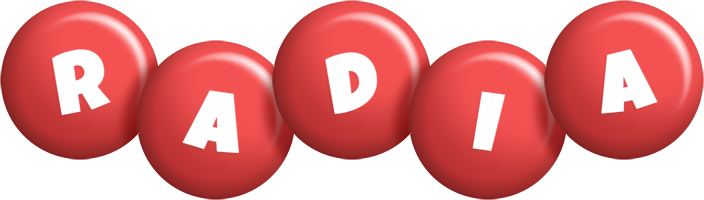 Radia candy-red logo