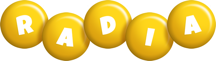 Radia candy-yellow logo