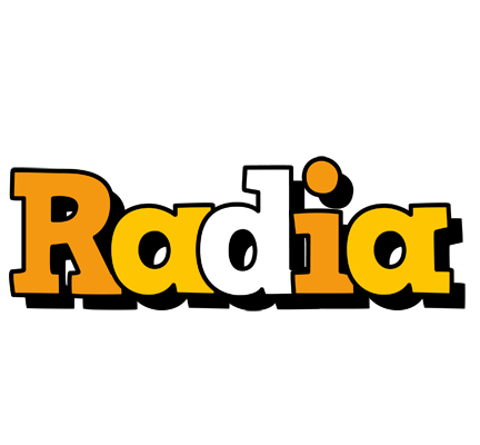 Radia cartoon logo