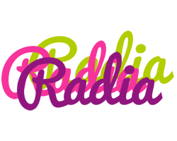 Radia flowers logo