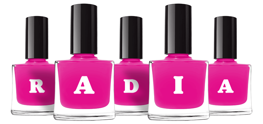 Radia nails logo