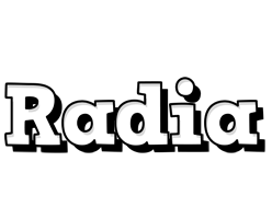 Radia snowing logo
