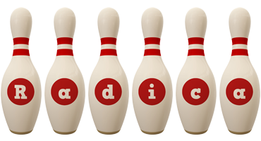 Radica bowling-pin logo