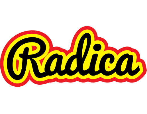 Radica flaming logo