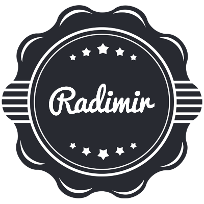Radimir badge logo