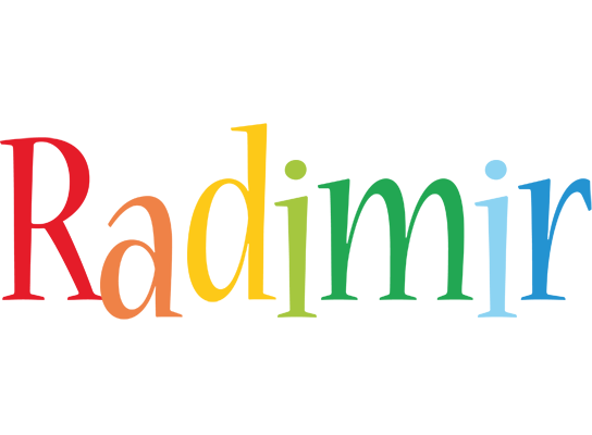 Radimir birthday logo