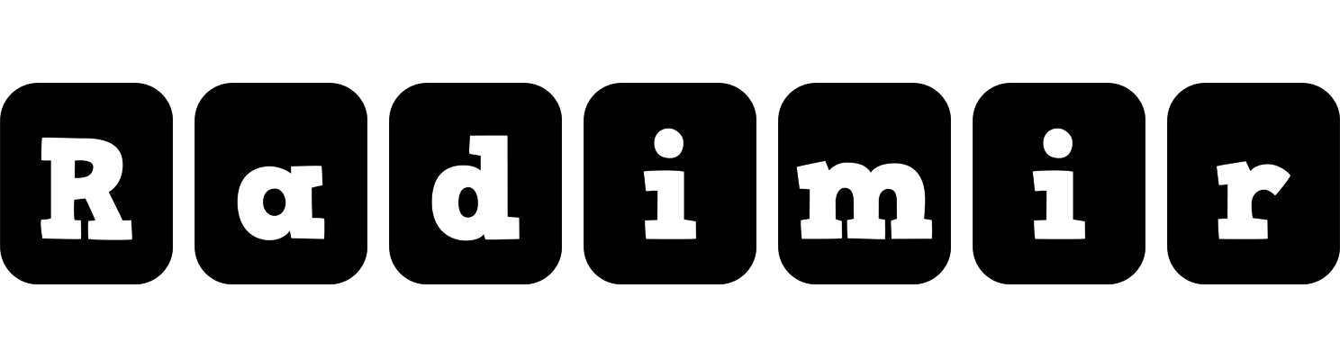 Radimir box logo