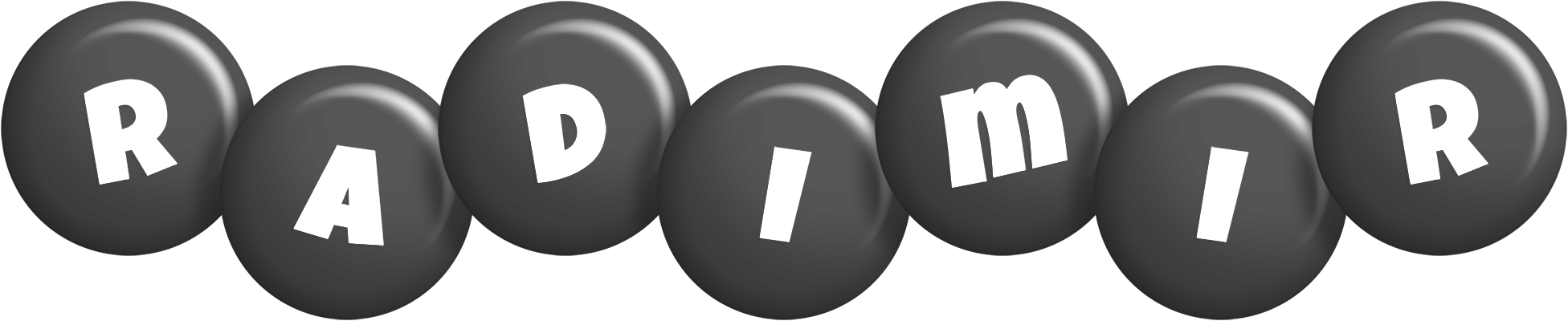 Radimir candy-black logo