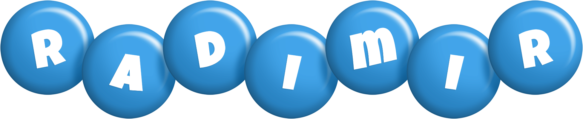 Radimir candy-blue logo