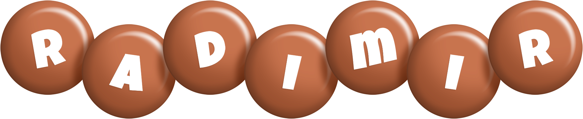 Radimir candy-brown logo