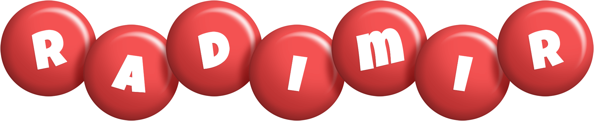 Radimir candy-red logo