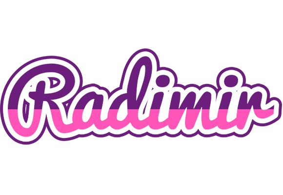 Radimir cheerful logo