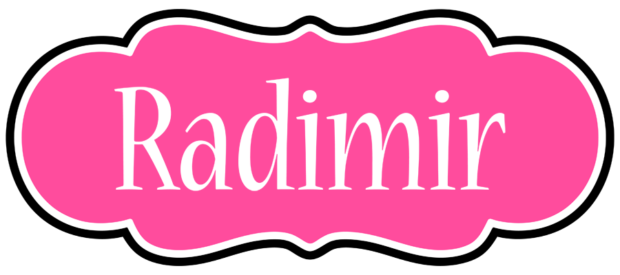 Radimir invitation logo