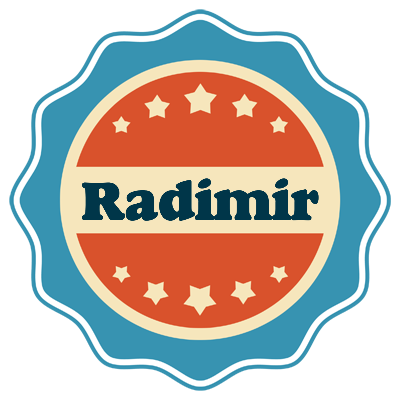 Radimir labels logo