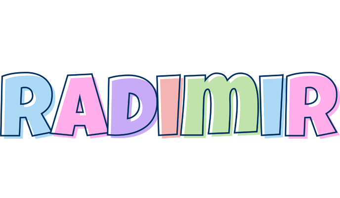 Radimir pastel logo
