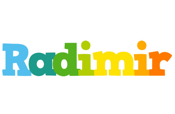 Radimir rainbows logo