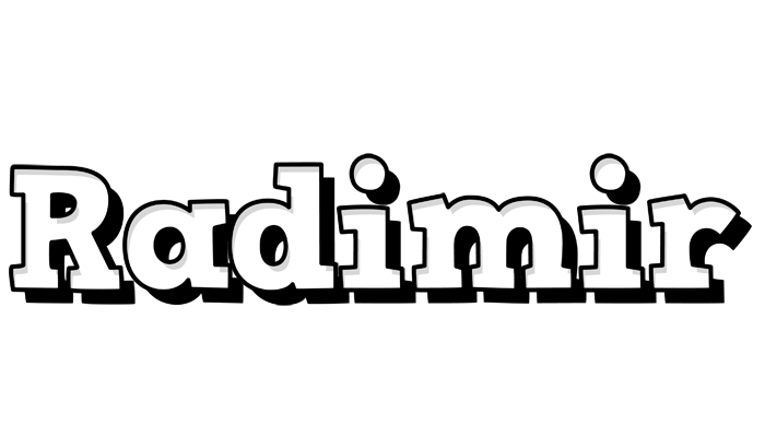 Radimir snowing logo