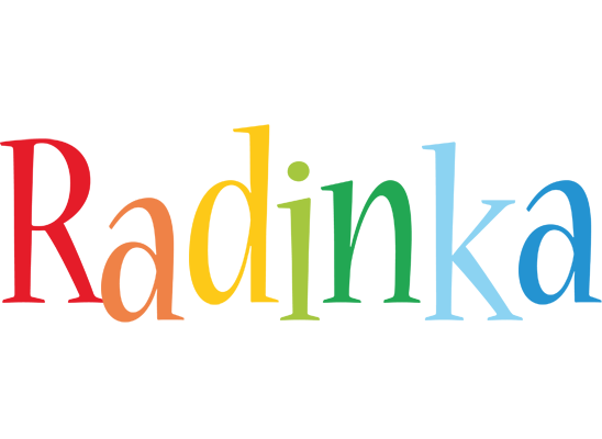 Radinka birthday logo