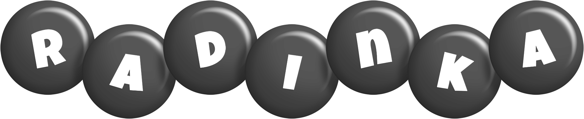Radinka candy-black logo