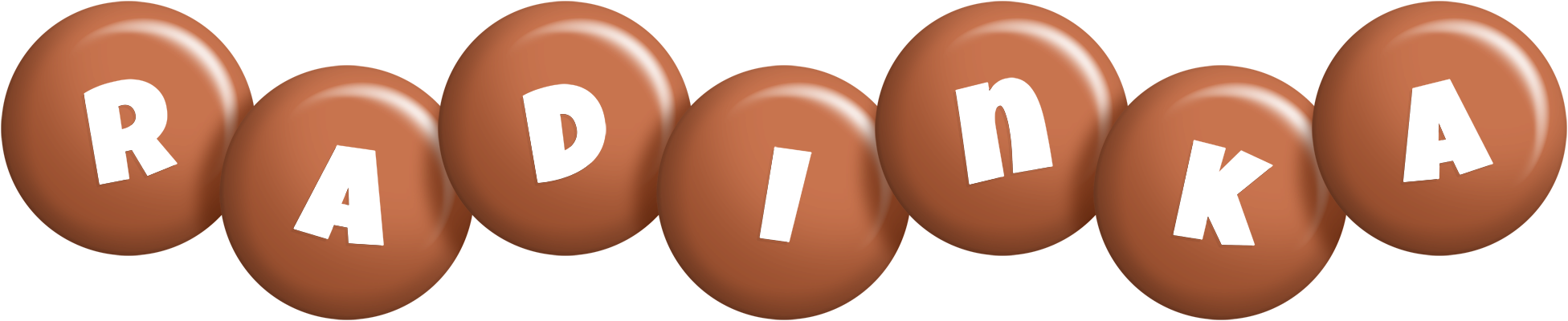 Radinka candy-brown logo
