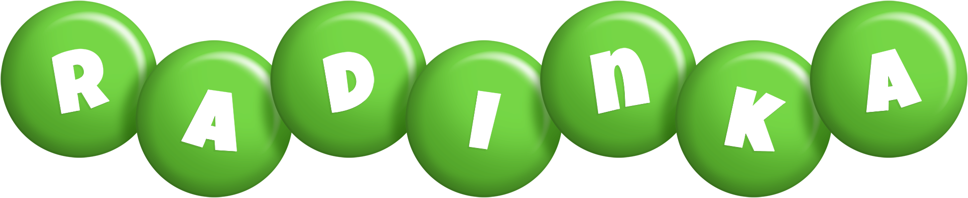 Radinka candy-green logo