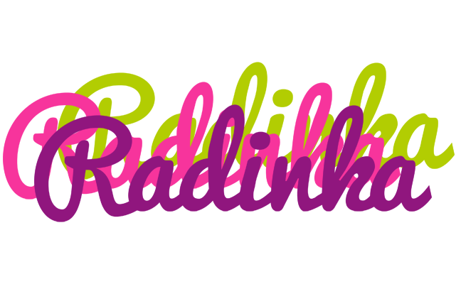 Radinka flowers logo
