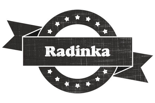 Radinka grunge logo