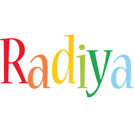 Radiya birthday logo
