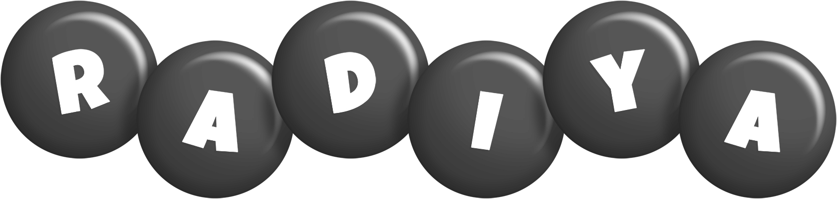 Radiya candy-black logo