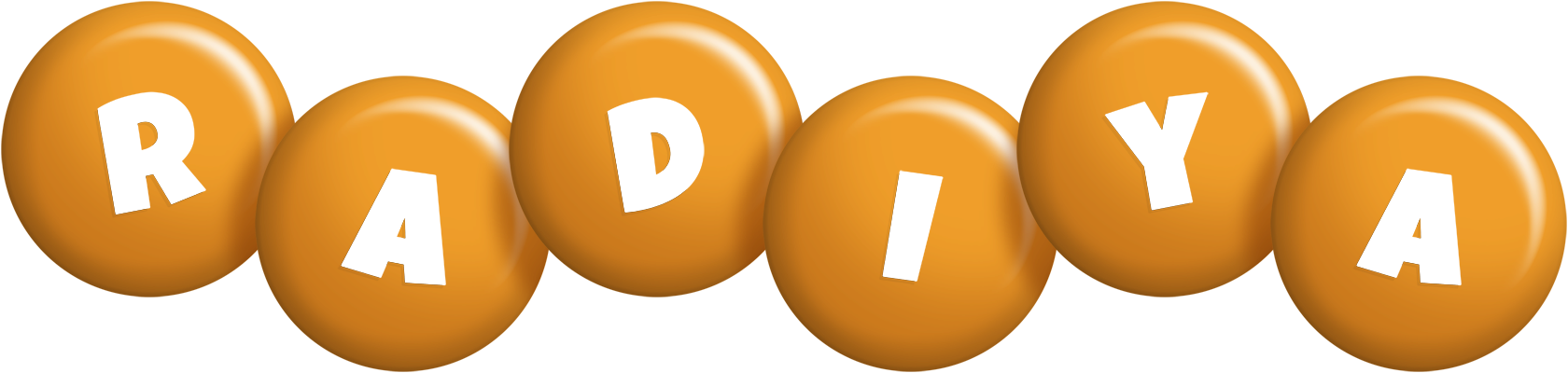 Radiya candy-orange logo