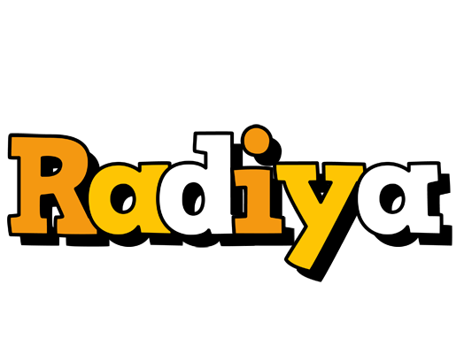 Radiya cartoon logo