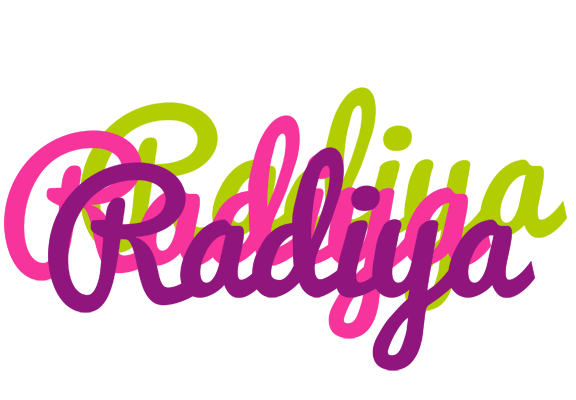 Radiya flowers logo