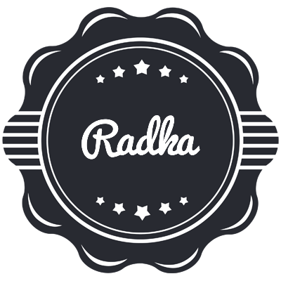 Radka badge logo