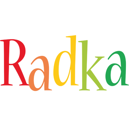 Radka birthday logo