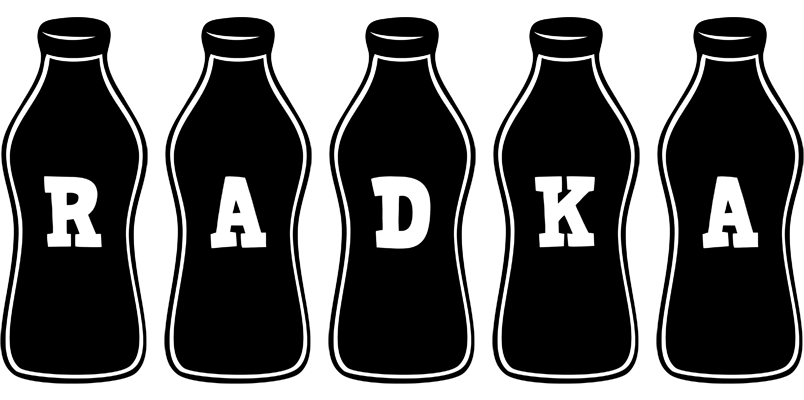 Radka bottle logo