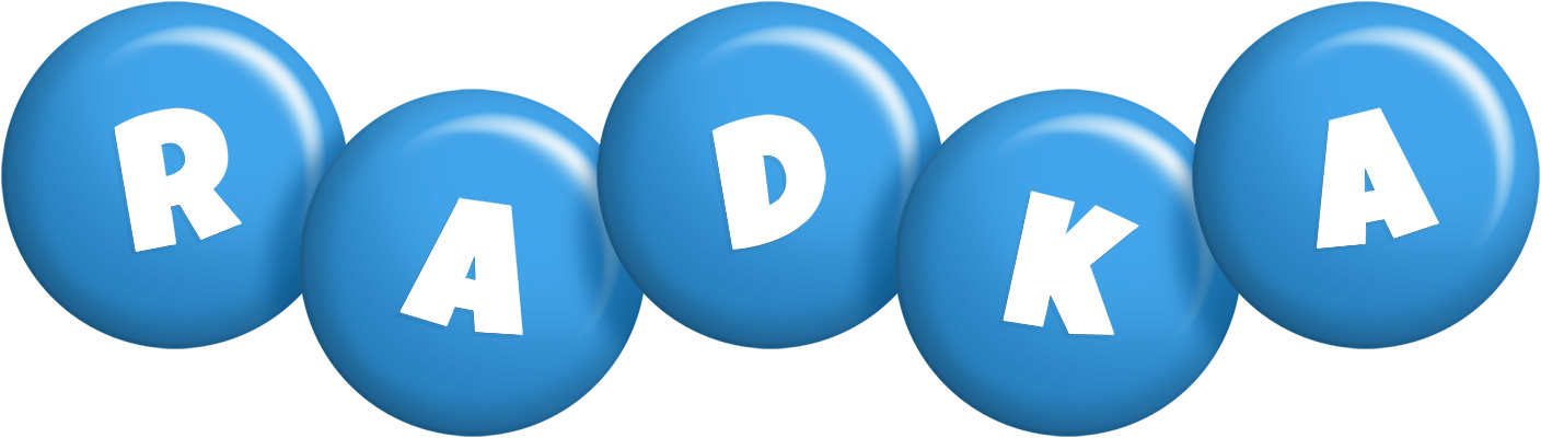 Radka candy-blue logo