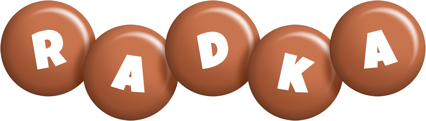Radka candy-brown logo