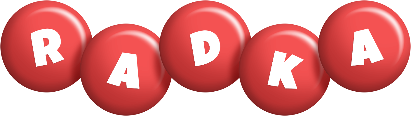 Radka candy-red logo
