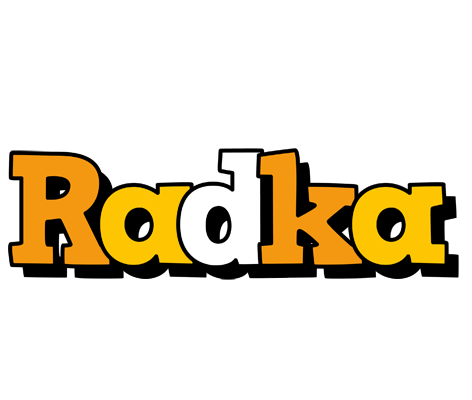 Radka cartoon logo