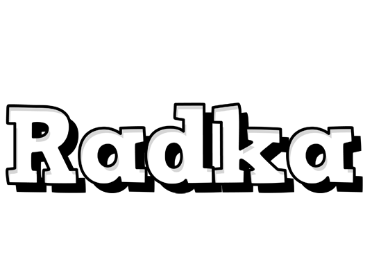 Radka snowing logo